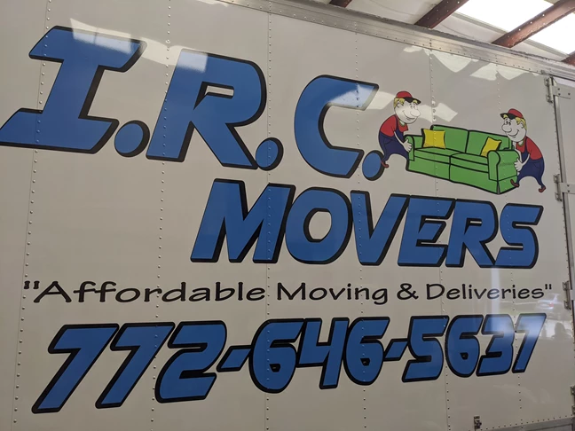 I.R.C. Movers Vehicle Decals & Lettering